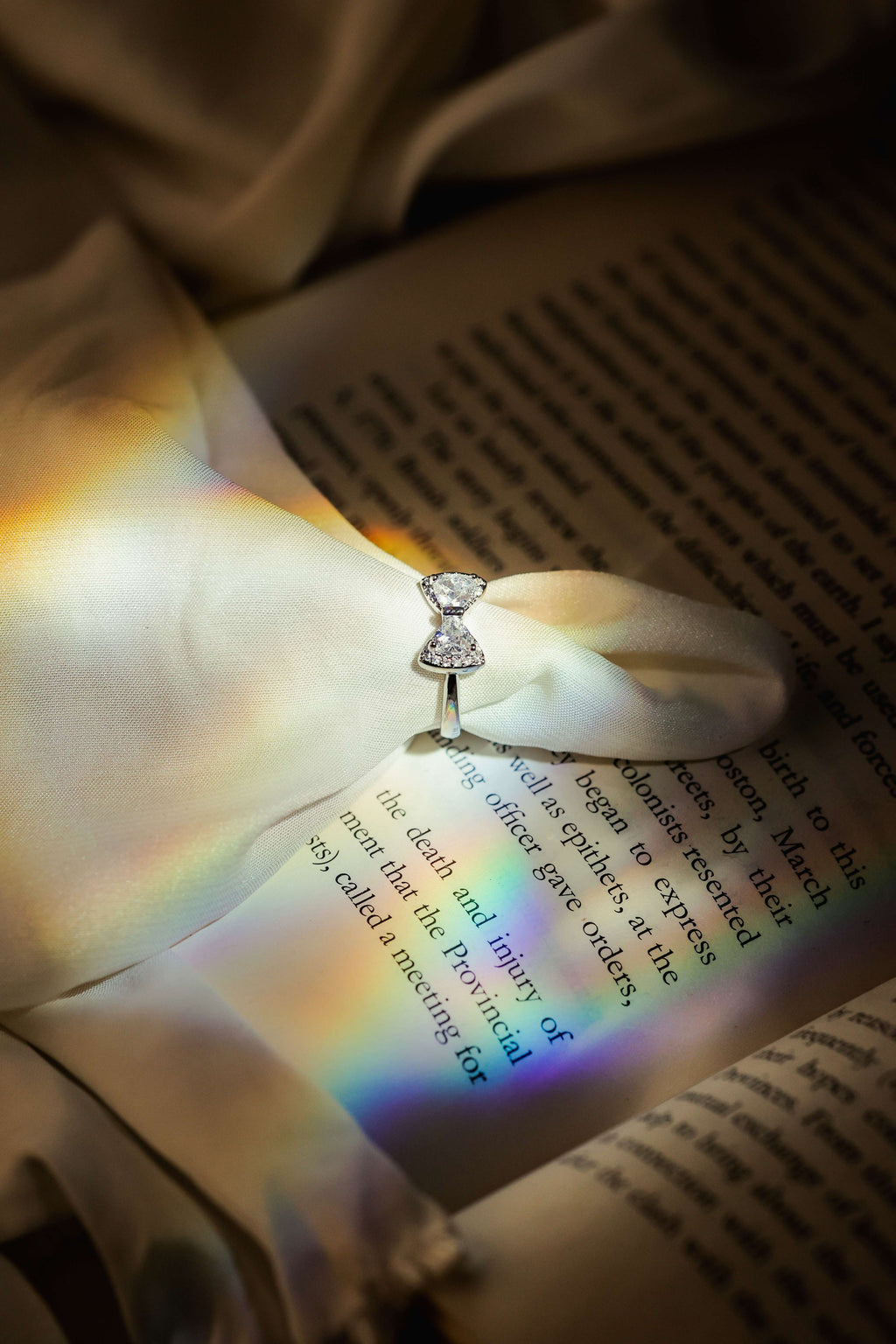 Cute Bow Spark Ring